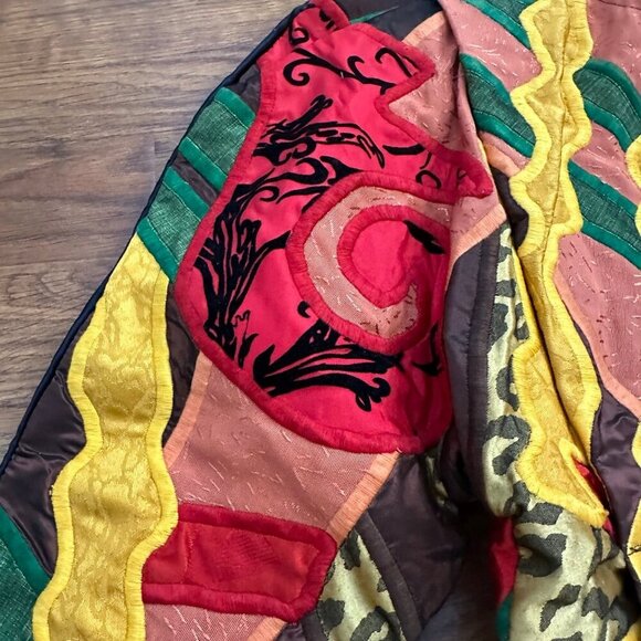 Vintage 1980s Judith Roberto patchwork Jacket - Picture 3 of 8